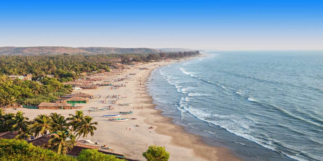 Goa, India - famous destination to celebrate new year