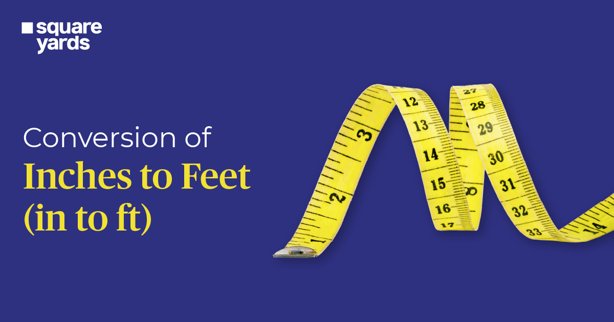 How to Convert Inches to Feet (in to ft)