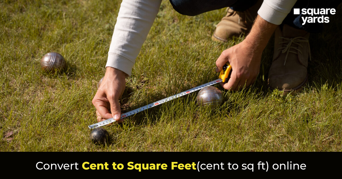 Cent to Square Feet (cent to sq ft) Conversion Online