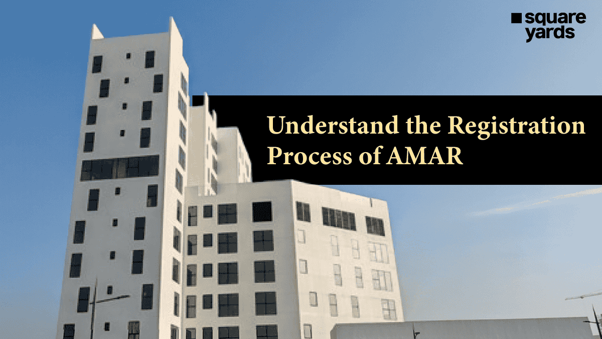 Registration Process of AMAR